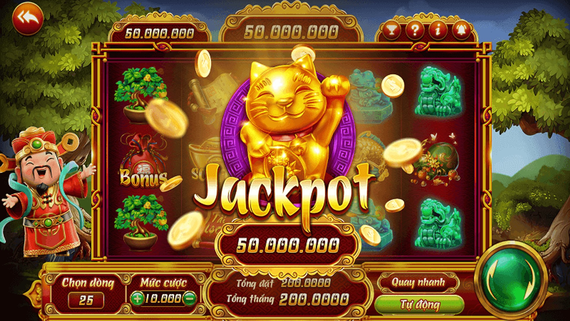 Trò chơi điện tử j9bet với biểu tượng jackpot lớn